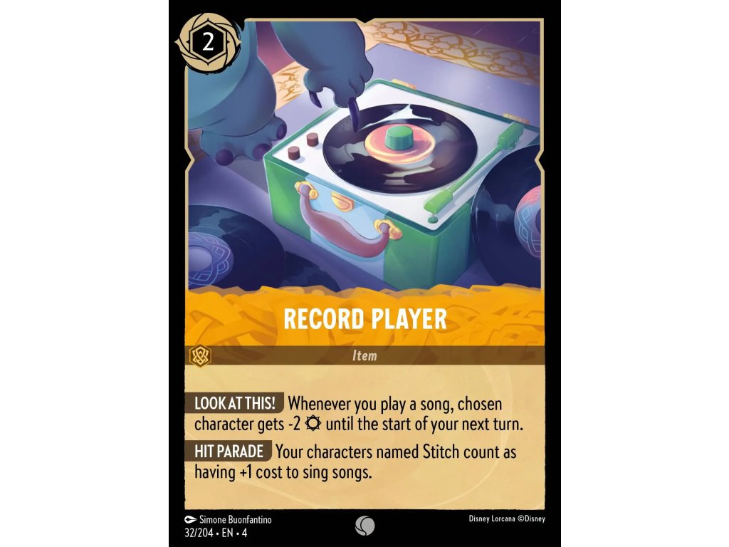 032/225 Record Player (Ursula's Return) (varianta Foil)