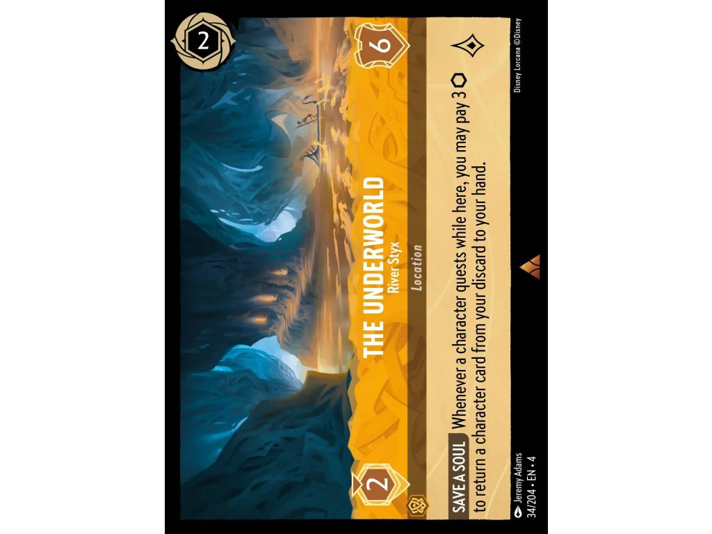 034/225 The Underworld - River Styx (Ursula's Return) (varianta Foil)