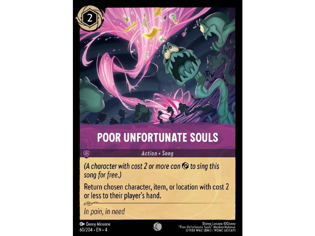 060/225 Poor Unfortunate Souls (Ursula's Return) (varianta Foil)