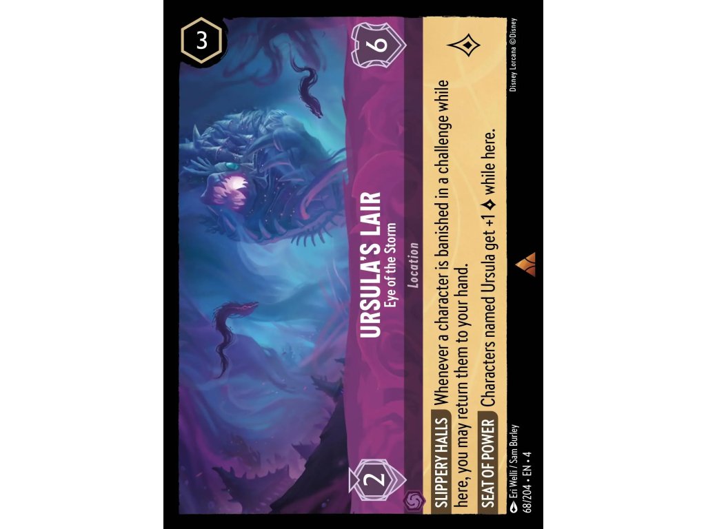 068/225 Ursula's Lair - Eye of the Storm (Ursula's Return) (varianta Foil)