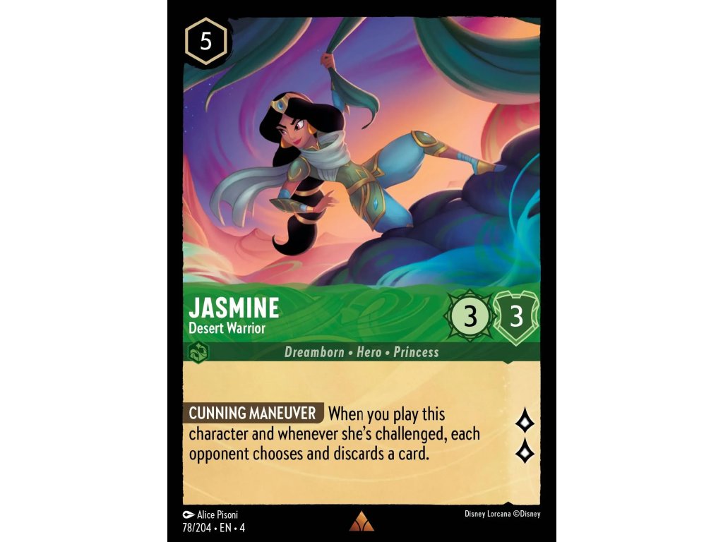 078/225 Jasmine - Desert Warrior (Ursula's Return) (varianta Foil)