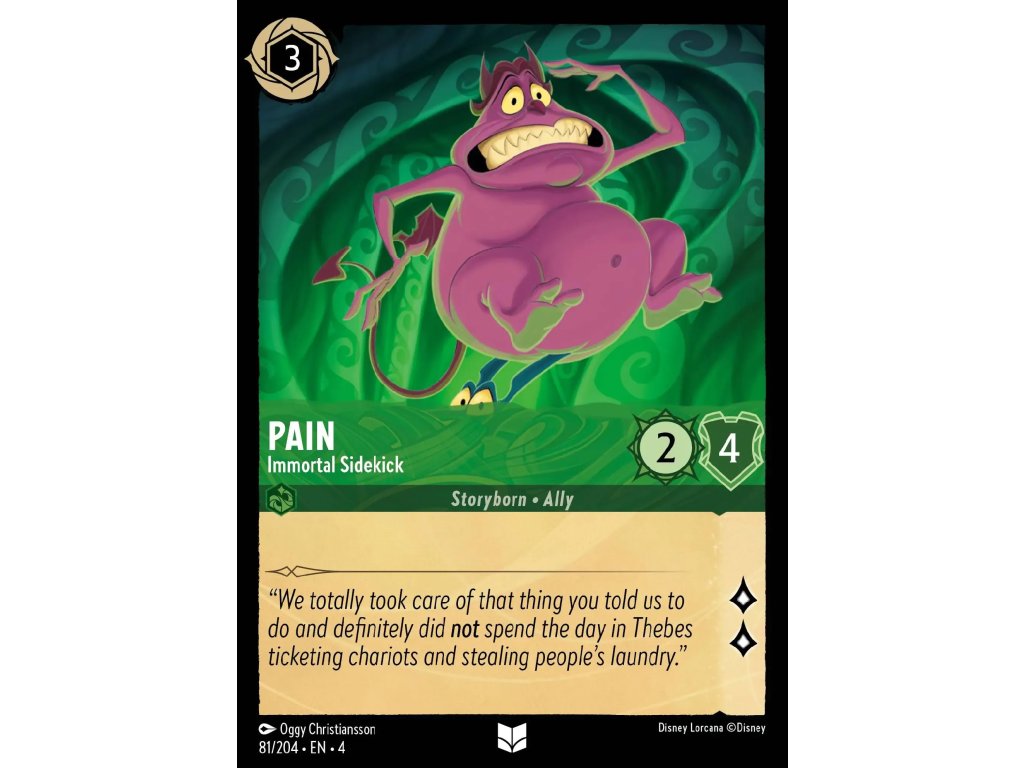 081/225 Pain - Immortal Sidekick (Ursula's Return) (varianta Foil)