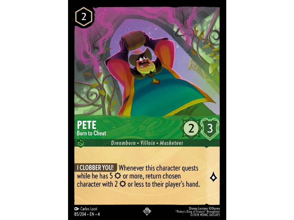 085/225 Pete - Born to Cheat (Ursula's Return) (varianta Foil)