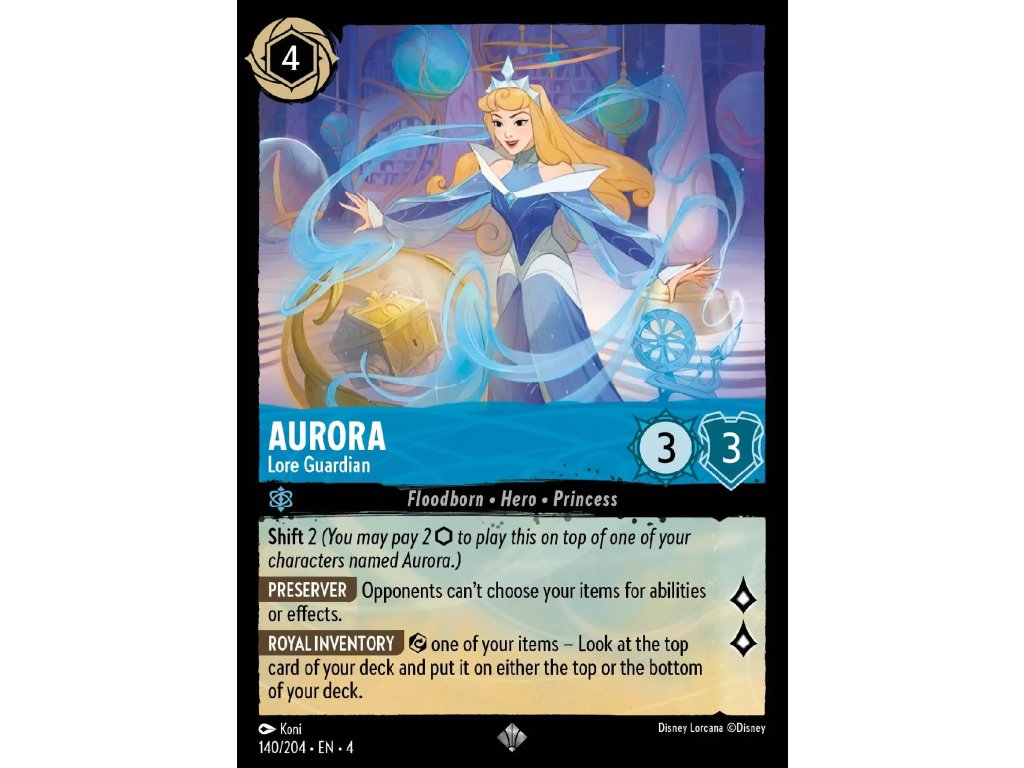 140/225 Aurora - Lore Guardian (Ursula's Return) (varianta Foil)