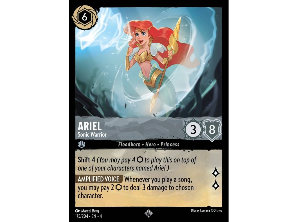 175/225 Ariel - Sonic Warrior (Ursula's Return) (varianta Foil)