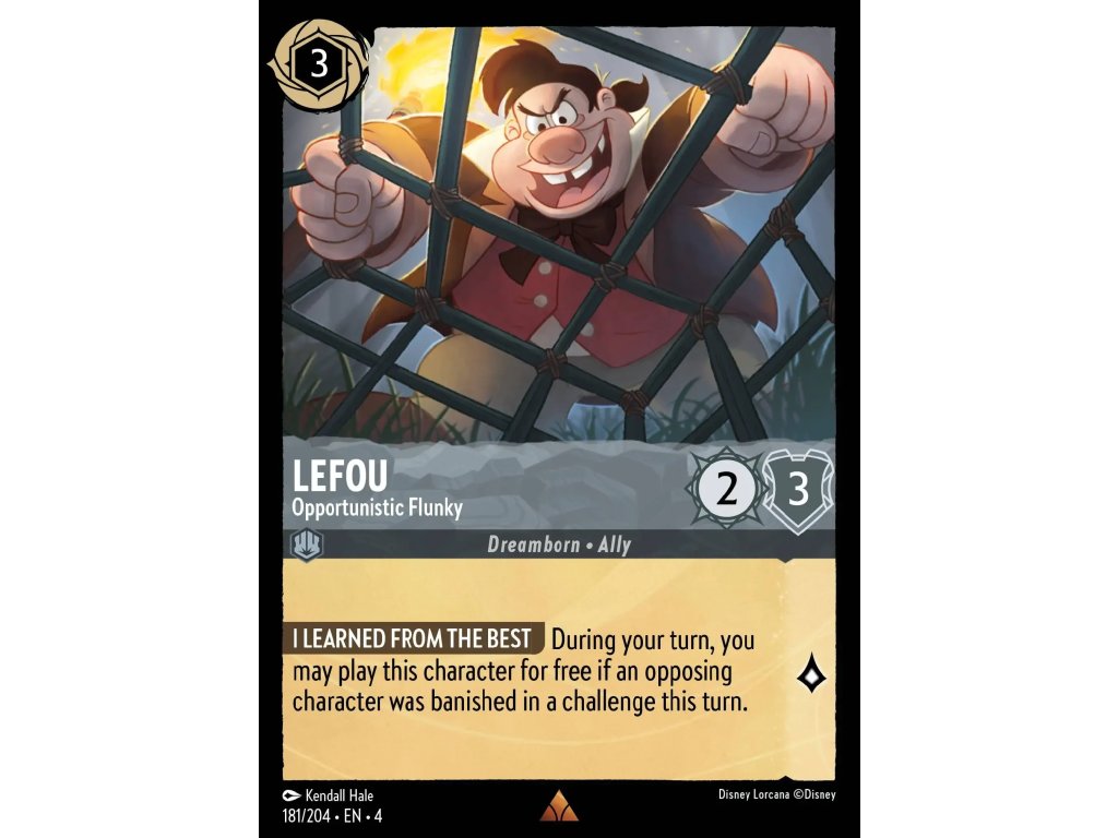 181/225 LeFou - Opportunistic Flunky (Ursula's Return) (varianta Foil)