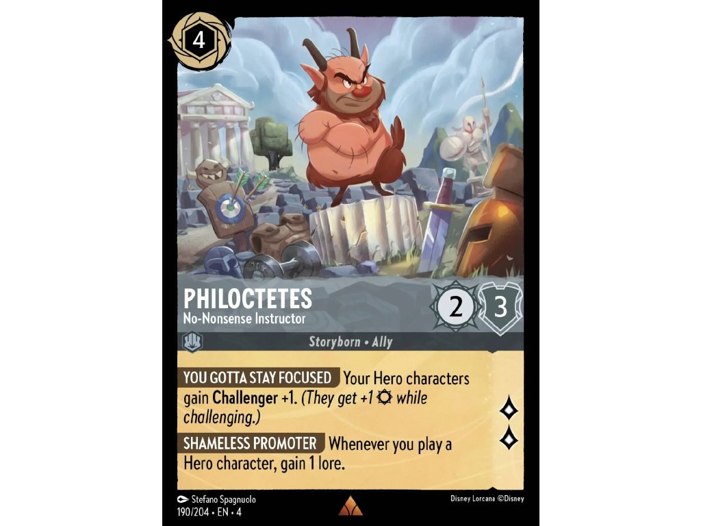 190/225 Philoctetes - No-Nonsense Instructor (Ursula's Return) (varianta Foil)