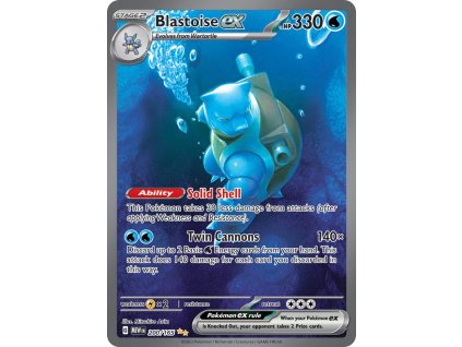 200/165 Blastoise ex (151) (varianta holo)