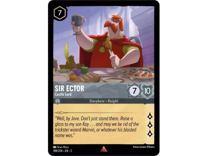 188/204 Sir Ector - Castle Lord (Shimmering Skies) (varianta Foil)
