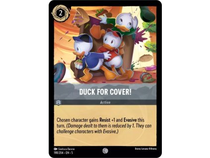198/204 Duck for Cover! (Shimmering Skies) (varianta Foil)