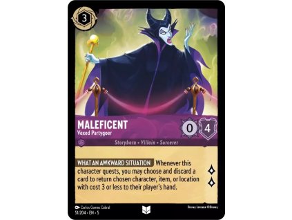 51/204 Maleficent - Vexed Partygoer (Shimmering Skies) (varianta Non-foil)