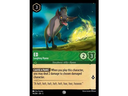 74/204 Ed - Laughing Hyena (Shimmering Skies) (varianta Non-foil)