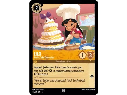 8/204 Lilo - Junior Cake Decorator (Shimmering Skies) (varianta Non-foil)