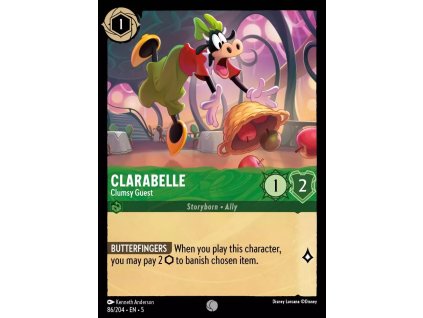 86/204 Clarabelle - Clumsy Guest (Shimmering Skies) (varianta Non-foil)