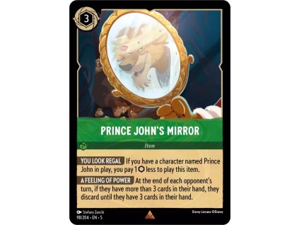 98/204 Prince John's Mirror (Shimmering Skies) (varianta Non-foil)
