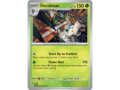005/064 Decidueye (Shrouded Fable) (varianta reverse holo)