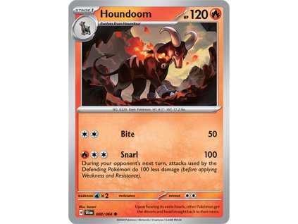 008/064 Houndoom (Shrouded Fable) (varianta reverse holo)