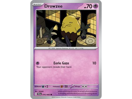 016/064 Drowzee (Shrouded Fable) (varianta reverse holo)