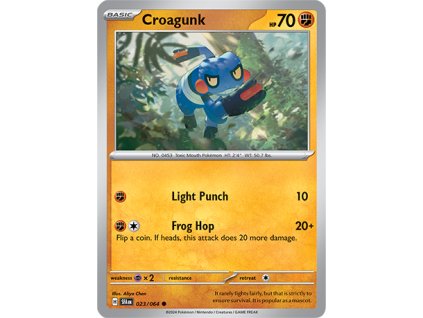 023/064 Croagunk (Shrouded Fable) (varianta reverse holo)