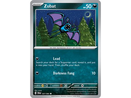 027/064 Zubat (Shrouded Fable) (varianta reverse holo)