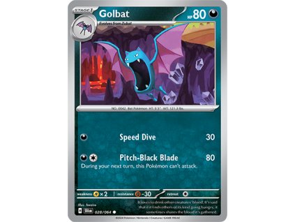 028/064 Golbat (Shrouded Fable) (varianta reverse holo)
