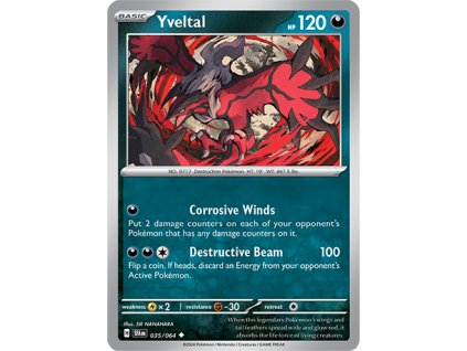 035/064 Yveltal (Shrouded Fable) (varianta reverse holo)