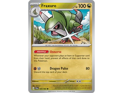 045/064 Fraxure (Shrouded Fable) (varianta reverse holo)