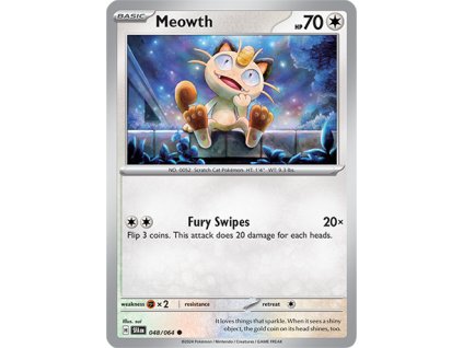048/064 Meowth (Shrouded Fable) (varianta reverse holo)