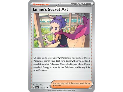 059/064 Janine's Secret Art (Shrouded Fable) (varianta reverse holo)