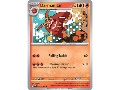 035/167 Darmanitan (Twilight Masquerade) (varianta reverse holo)