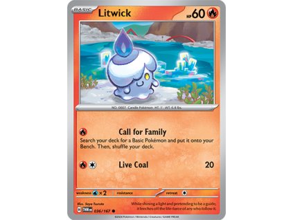 036/167 Litwick (Twilight Masquerade) (varianta reverse holo)
