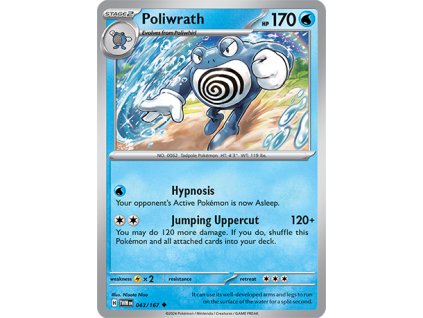 043/167 Poliwrath (Twilight Masquerade) (varianta reverse holo)