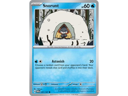 051/167 Snorunt (Twilight Masquerade) (varianta reverse holo)