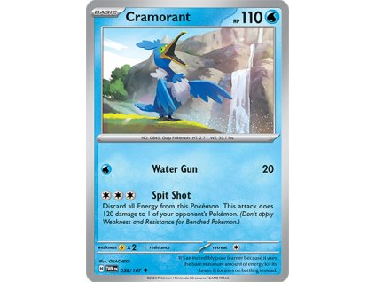 058/167 Cramorant (Twilight Masquerade) (varianta reverse holo)