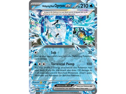 064/167 Wellspring Mask Ogerpon EX (Twilight Masquerade) (varianta holo)