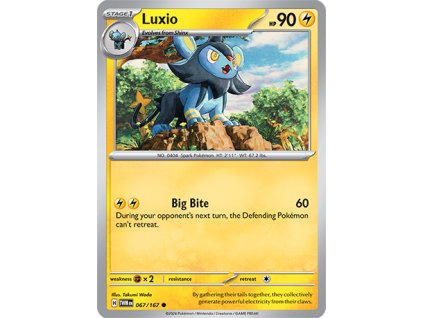 067/167 Luxio (Twilight Masquerade) (varianta reverse holo)