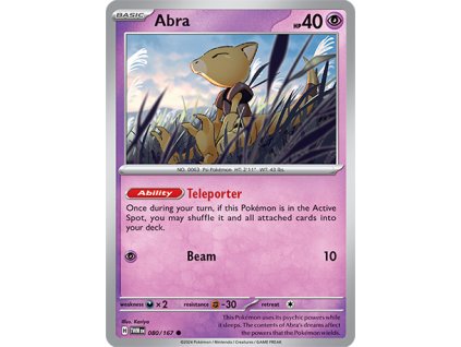080/167 Abra (Twilight Masquerade) (varianta reverse holo)