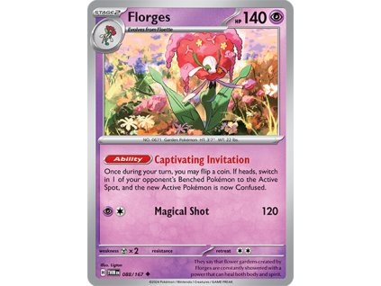 088/167 Florges (Twilight Masquerade) (varianta reverse holo)