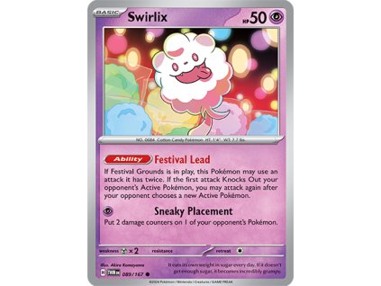 089/167 Swirlix (Twilight Masquerade) (varianta reverse holo)