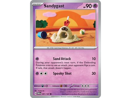 091/167 Sandygast (Twilight Masquerade) (varianta reverse holo)