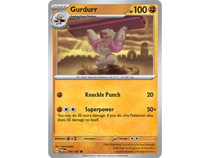 104/167 Gurdurr (Twilight Masquerade) (varianta reverse holo)