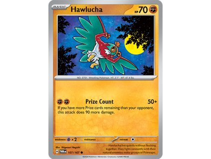 107/167 Hawlucha (Twilight Masquerade) (varianta reverse holo)