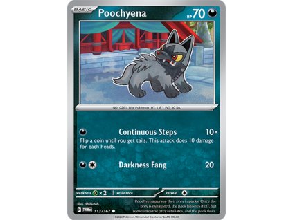 113/167 Poochyena (Twilight Masquerade) (varianta reverse holo)