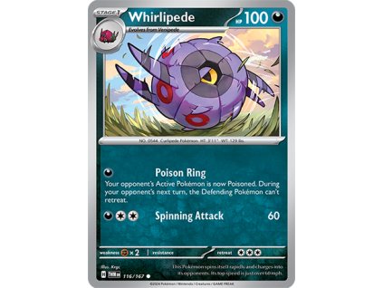 116/167 Whirlipede (Twilight Masquerade) (varianta reverse holo)