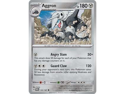 122/167 Aggron (Twilight Masquerade) (varianta reverse holo)