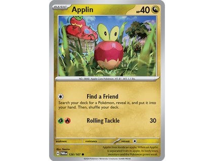 126/167 Applin (Twilight Masquerade) (varianta reverse holo)