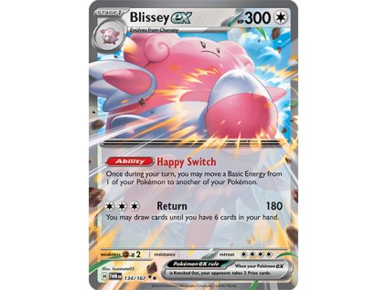 134/167 BlisseyEX (Twilight Masquerade) (varianta holo)