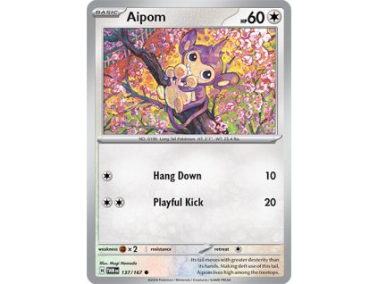 137/167 Aipom (Twilight Masquerade) (varianta reverse holo)