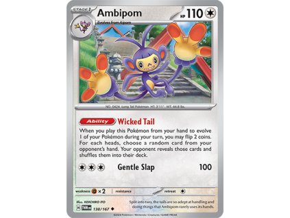 138/167 Ambipom (Twilight Masquerade) (varianta reverse holo)