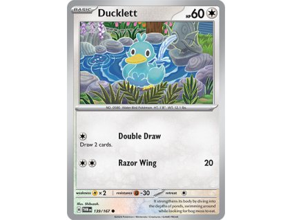 139/167 Ducklett (Twilight Masquerade) (varianta reverse holo)